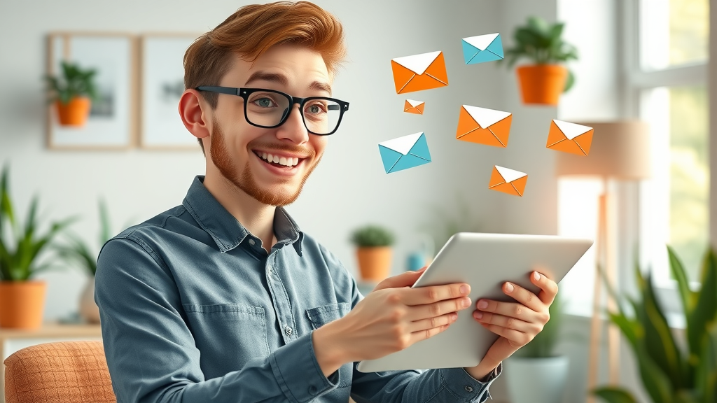 affiliate marketing email marketing campaign creation with vibrant visuals