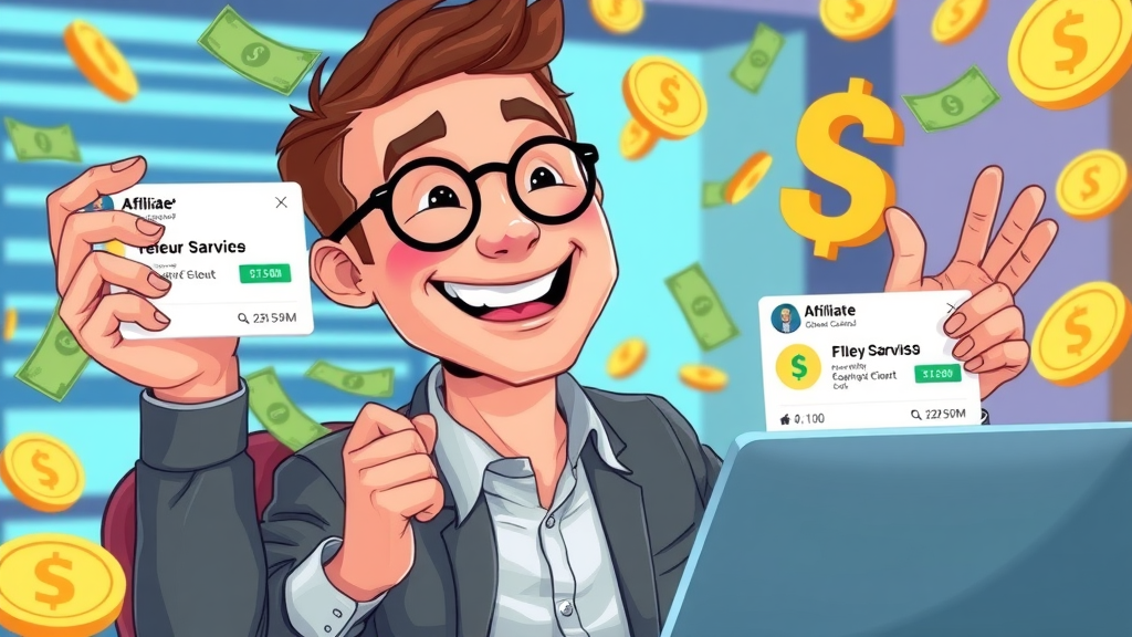 affiliate marketer receiving payment notifications and earning commissions online