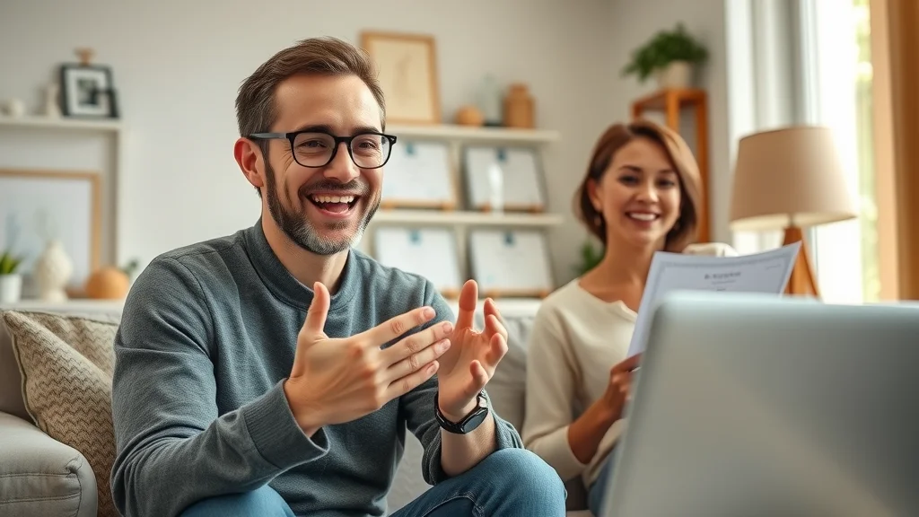 Happy master affiliate profits member sharing their success story via video call